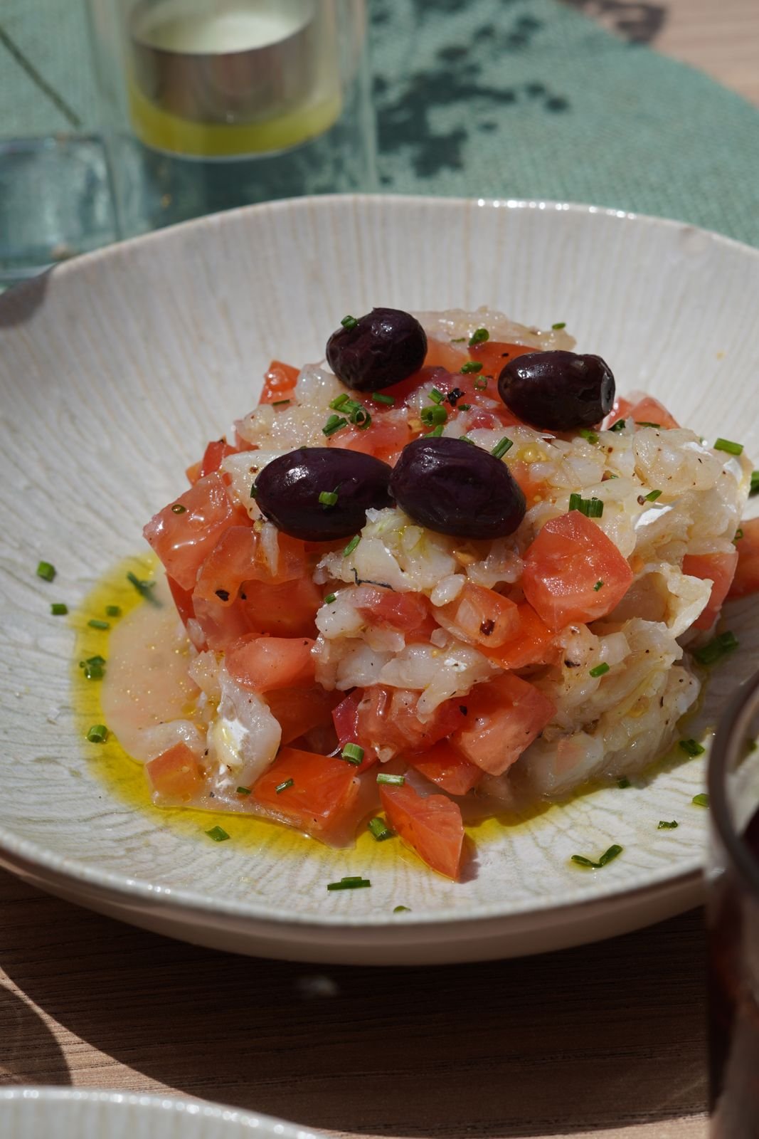 Esqueixada de bacalao